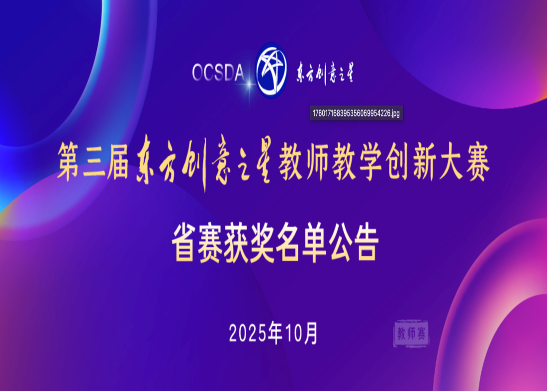 喜报｜安徽新华学院艺术学院教师在第三届东方创意之星教师教学创新大赛中荣获佳绩！