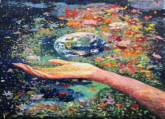 艺术学院开展24级动画专业1班、2班《设计色彩》课程作品展