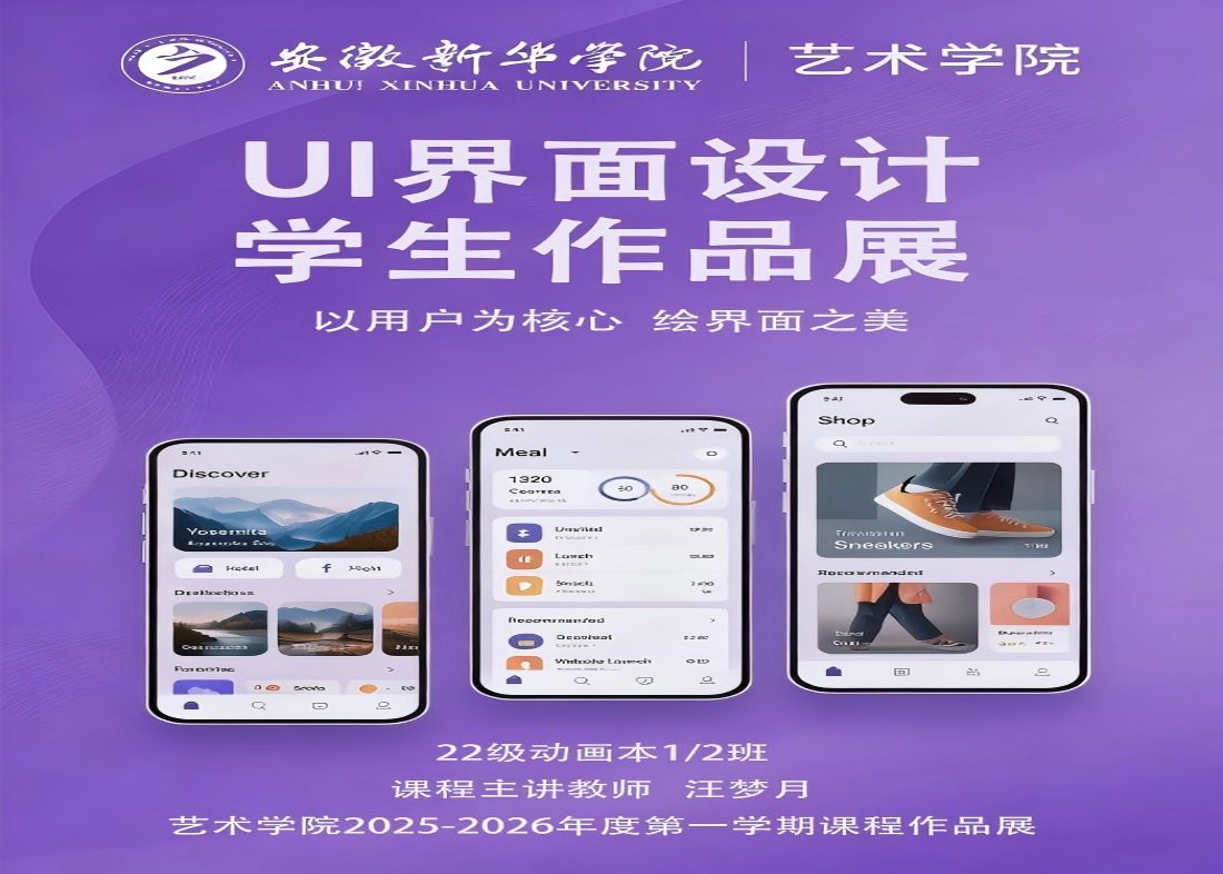 “创意界面，交互未来”——动画系UI界面设计结课作品展精彩启幕