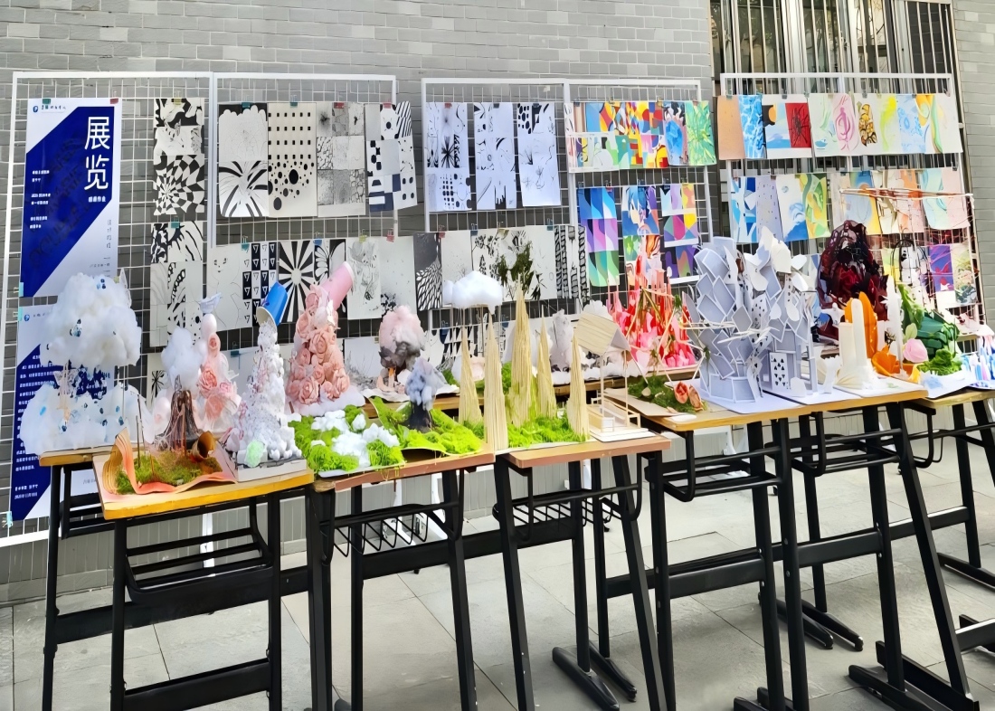 “构筑形式之美，探索设计之源”——2025级动画一班《设计构成》课程成果展