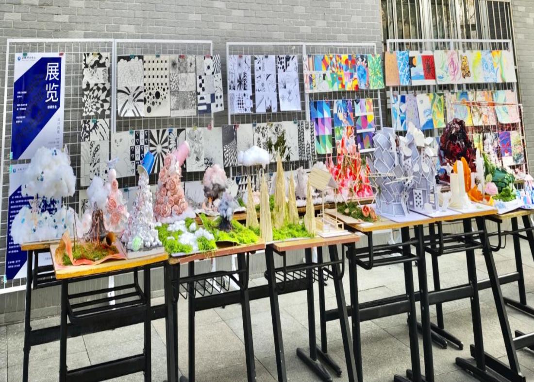 “构筑形式之美，探索设计之源”——2025级动画一班《设计构成》课程成果展